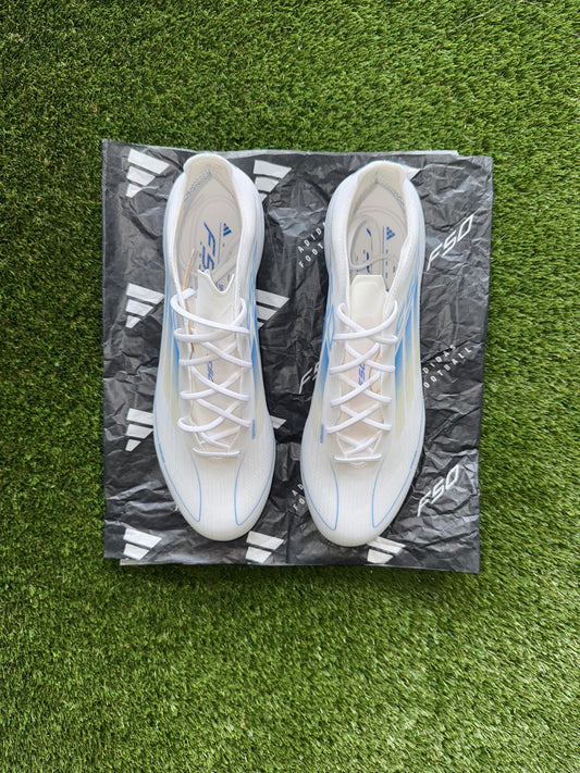 Adidas F50 Elite FG Polar Pack White/Blue Laced