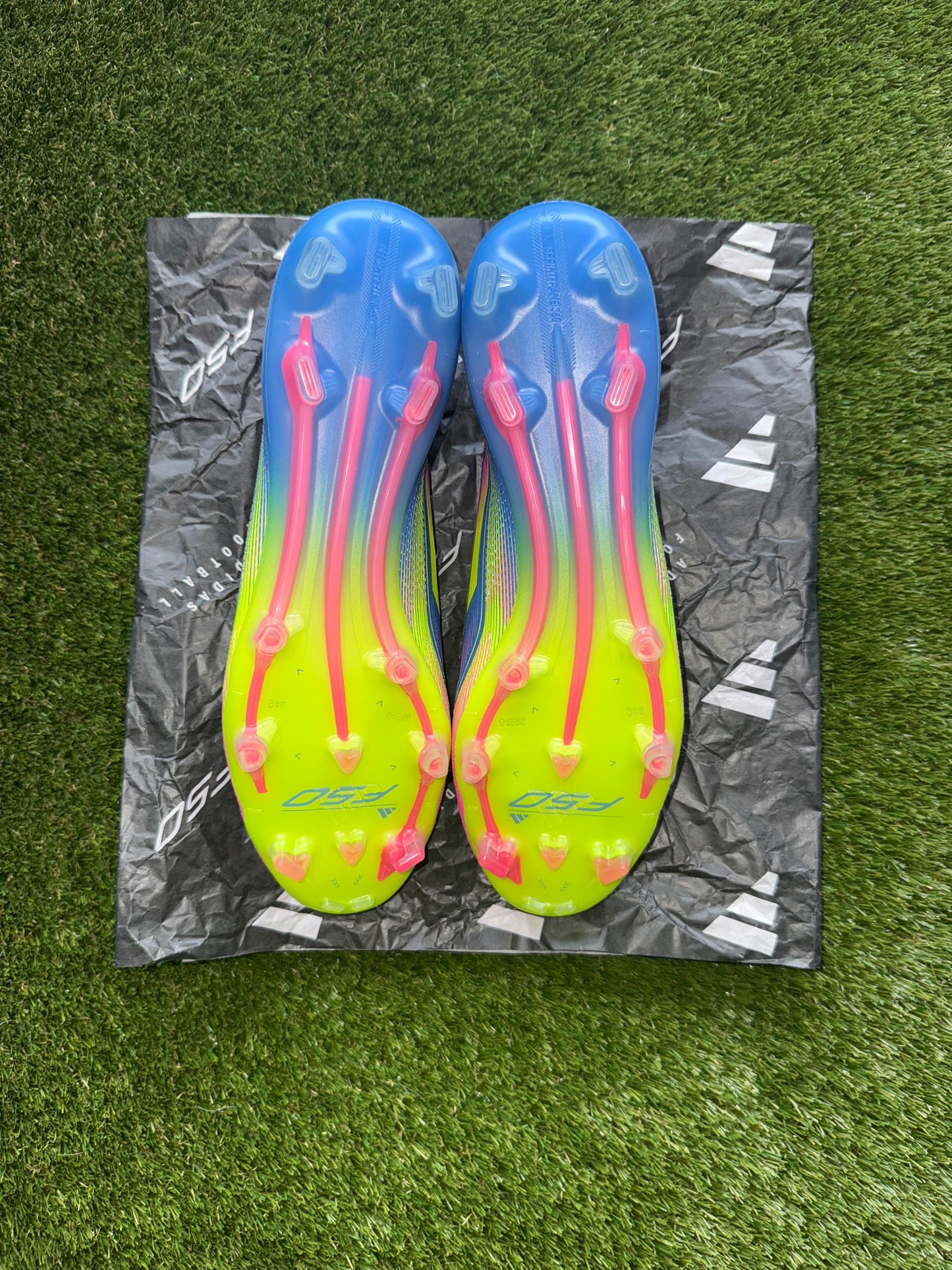 Adidas F50 Elite LL FG Blue Fusion/Pink/Yellow