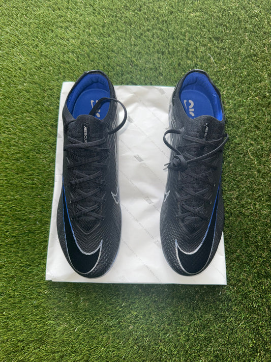 Nike Air Zoom Mercurial Vapor 15 Elite FG Black/Chrome/Royal Blue