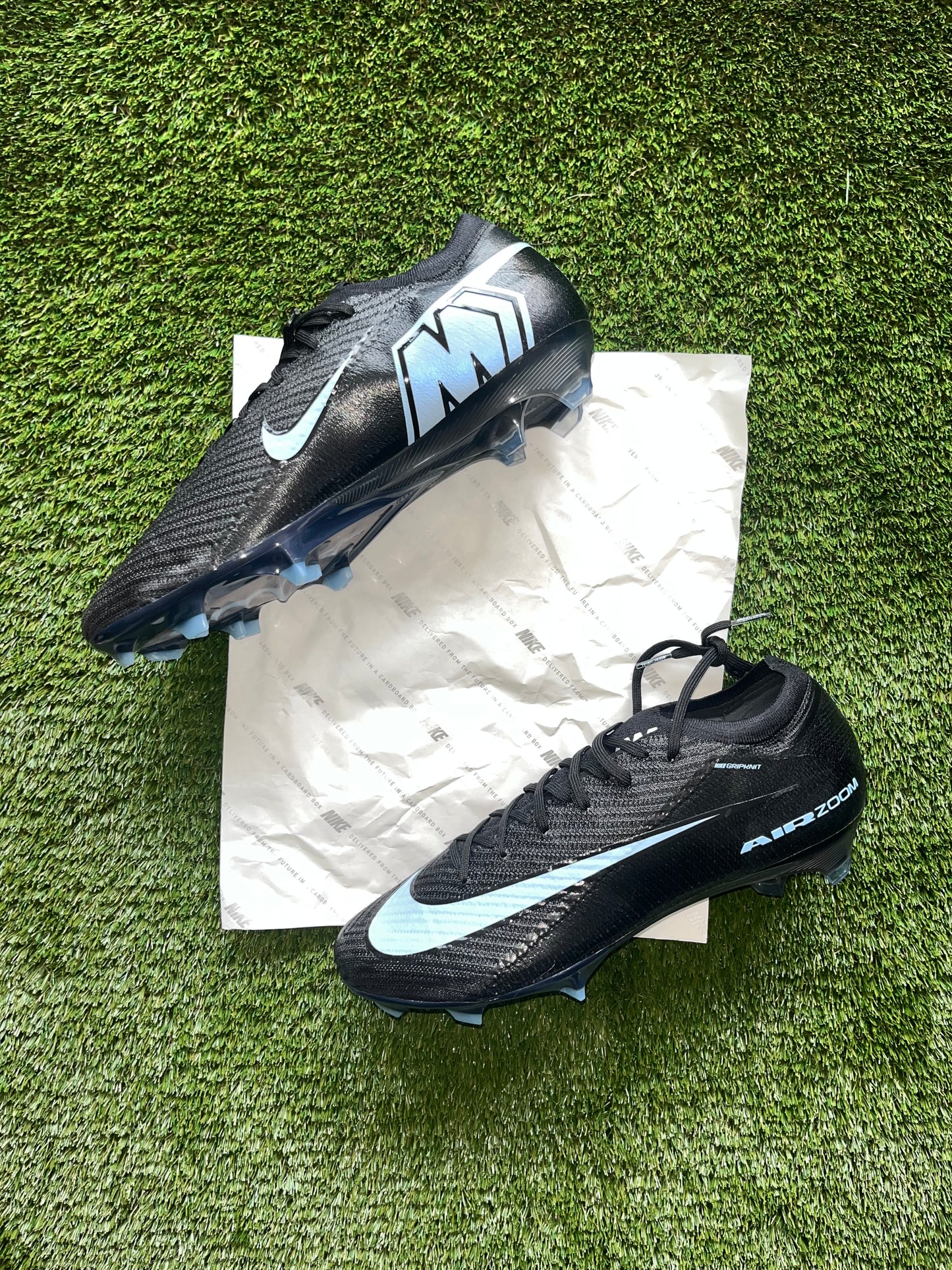Nike Air Zoom Mercurial Vapor 16 Elite Black/Ice Blue Firm Ground