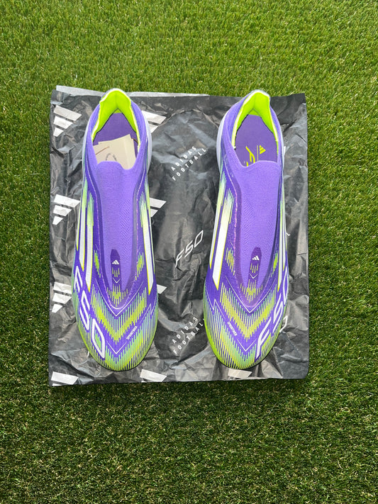 Adidas F50 Elite Laceless SG Purple Rush/White/Lucid Lemon