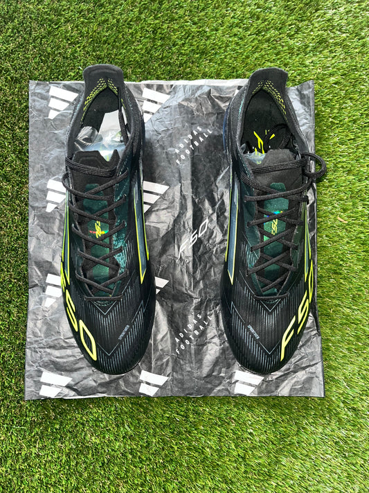 Adidas F50 Elite Laced Firm Ground Black/Lucid Lemon