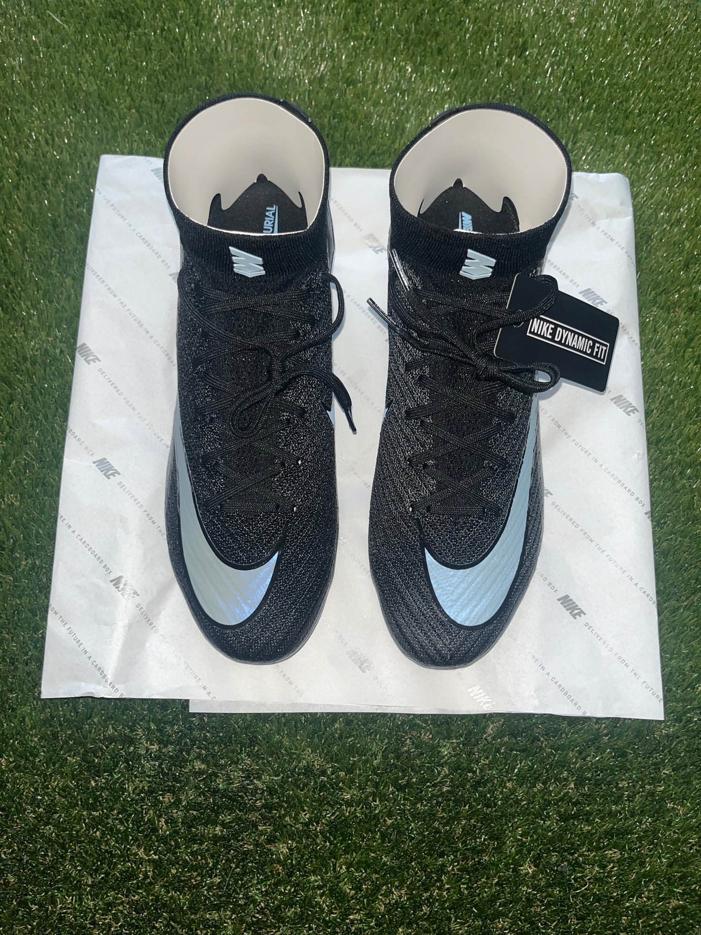 Nike Air Zoom Mercurial Vapor Superfly Elite FG Black/Ice Blue