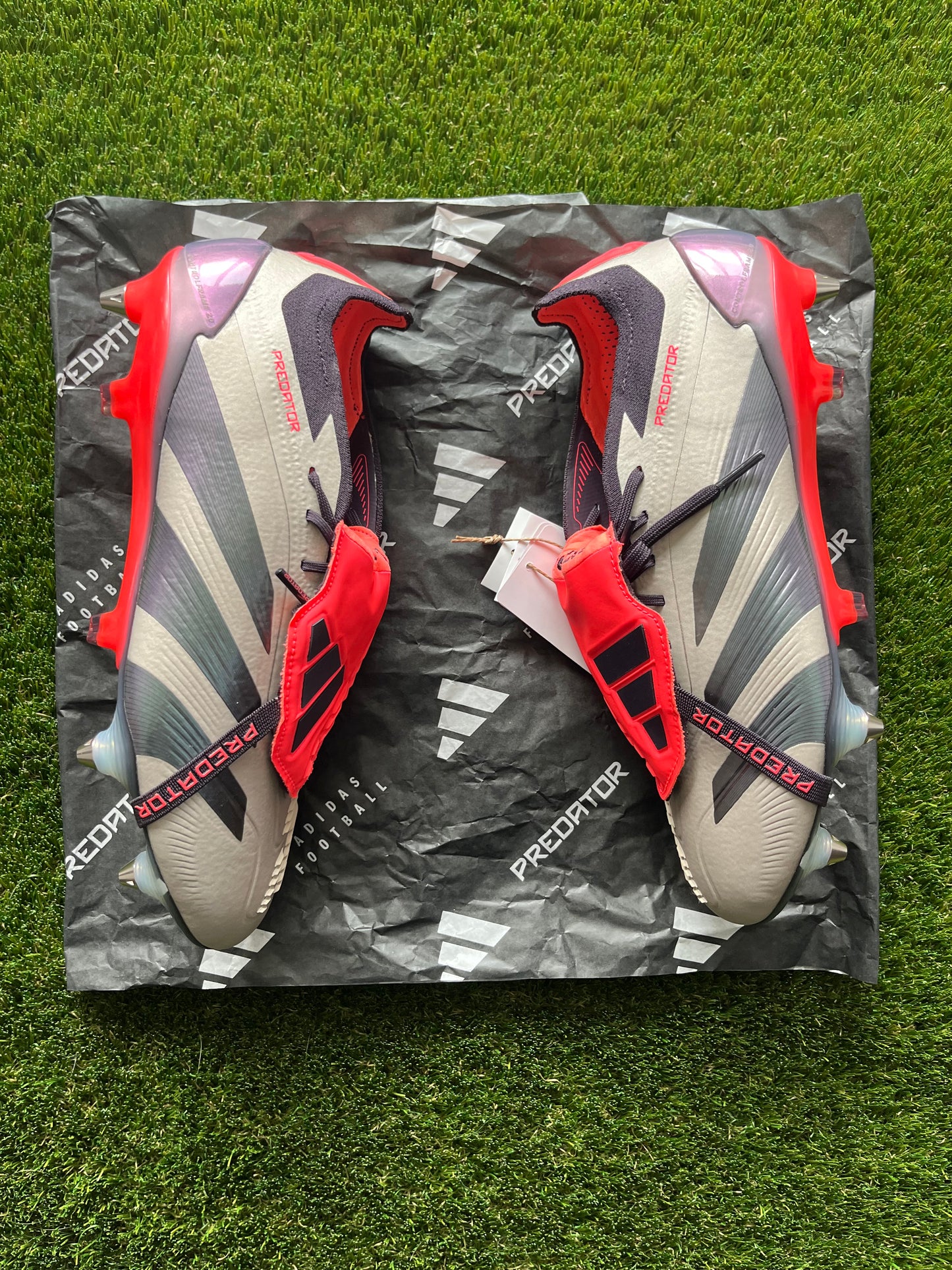 Adidas Predator Elite Tongue FG Platinum/Black/Carbon