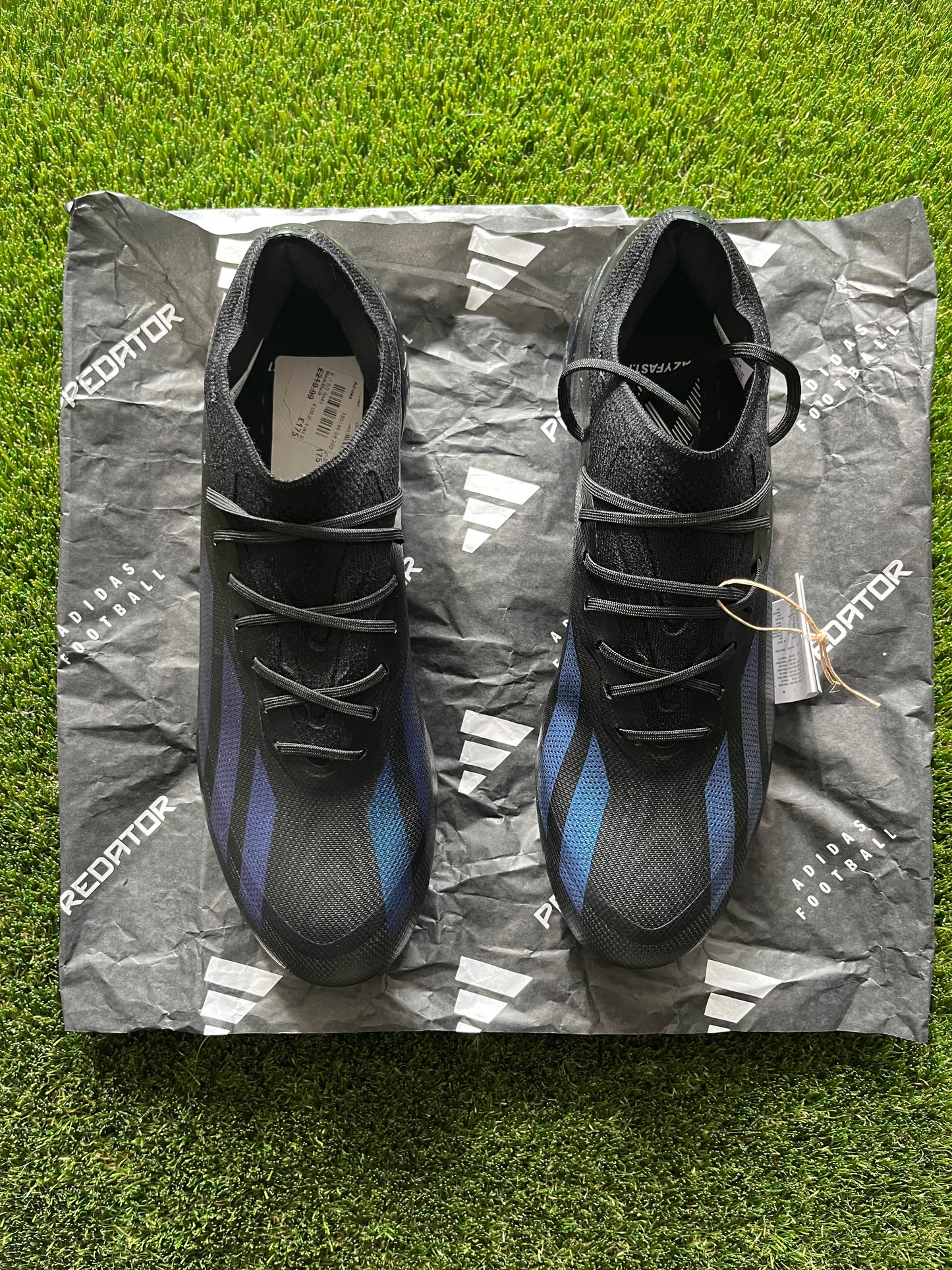 Adidas X Crazyfast Laceless Elite Soft Ground Black/Blue