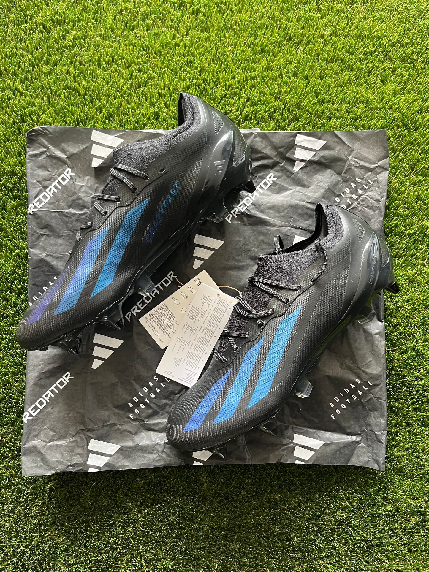 Adidas X Crazyfast Laceless Elite Soft Ground Black/Blue