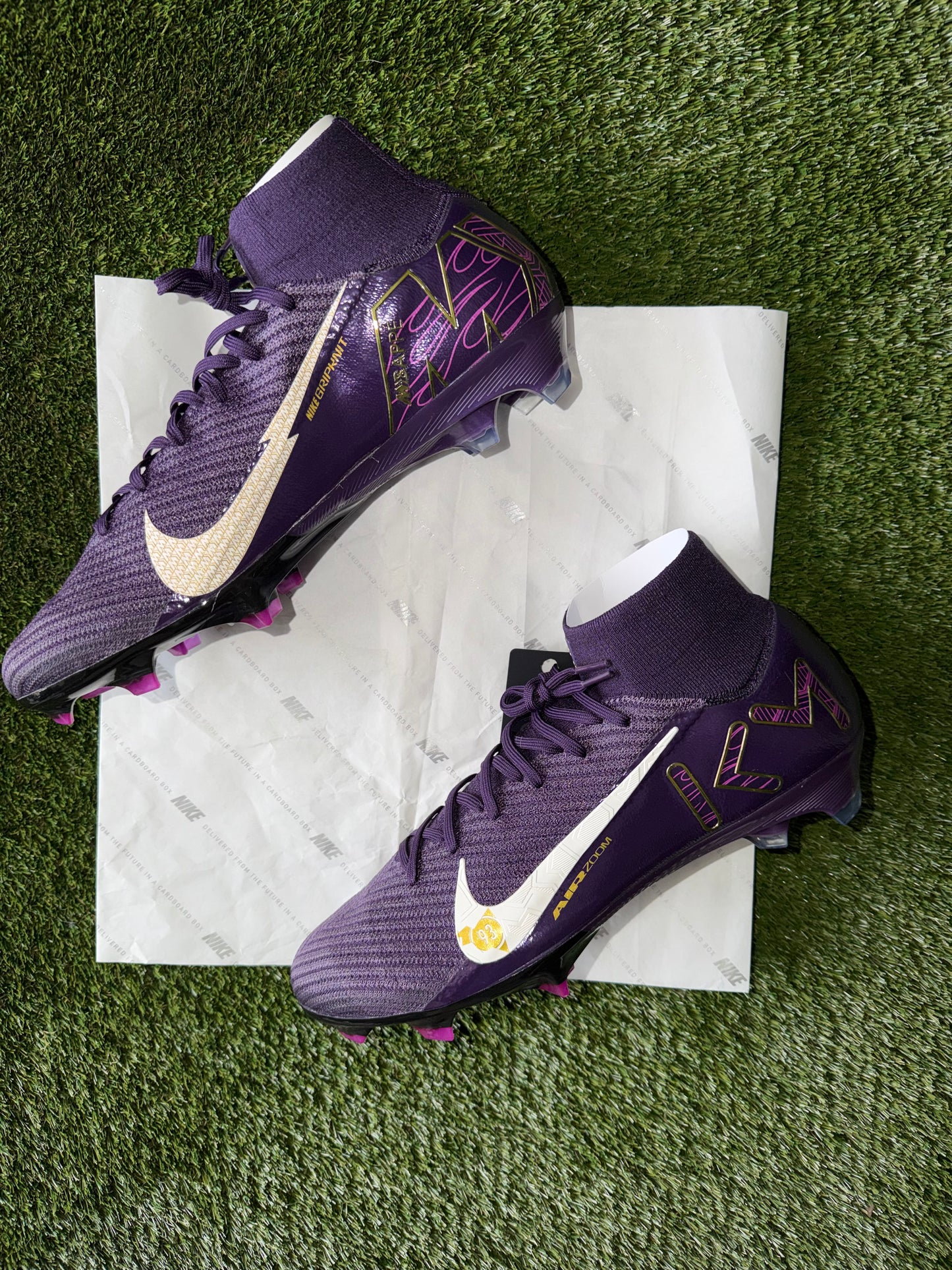 Nike Air Zoom Mercurial Vapor Elite Mbappe Firm Ground Purple
