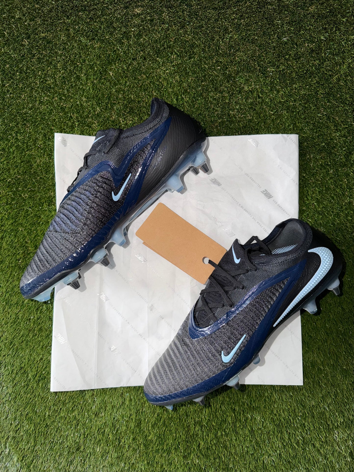 Nike Phantom 6 Elite Low SG-PRO Black / Ice Blue