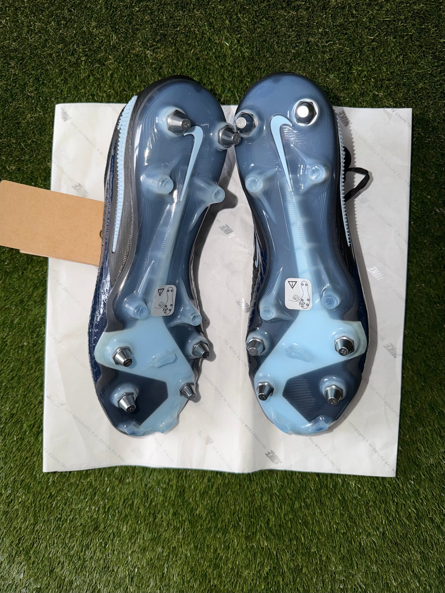 Nike Phantom 6 Elite Low SG-PRO Black / Ice Blue