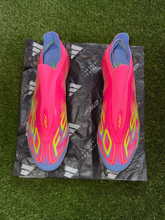 Adidas F50 Elite SG Laceless Lucid Pink/Lemon/blue