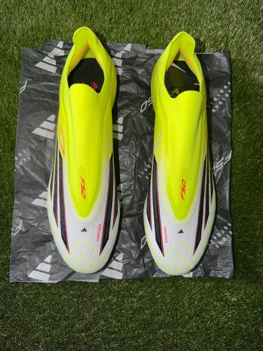Adidas F50 Elite Laceless SG Solar Yellow / Black / White