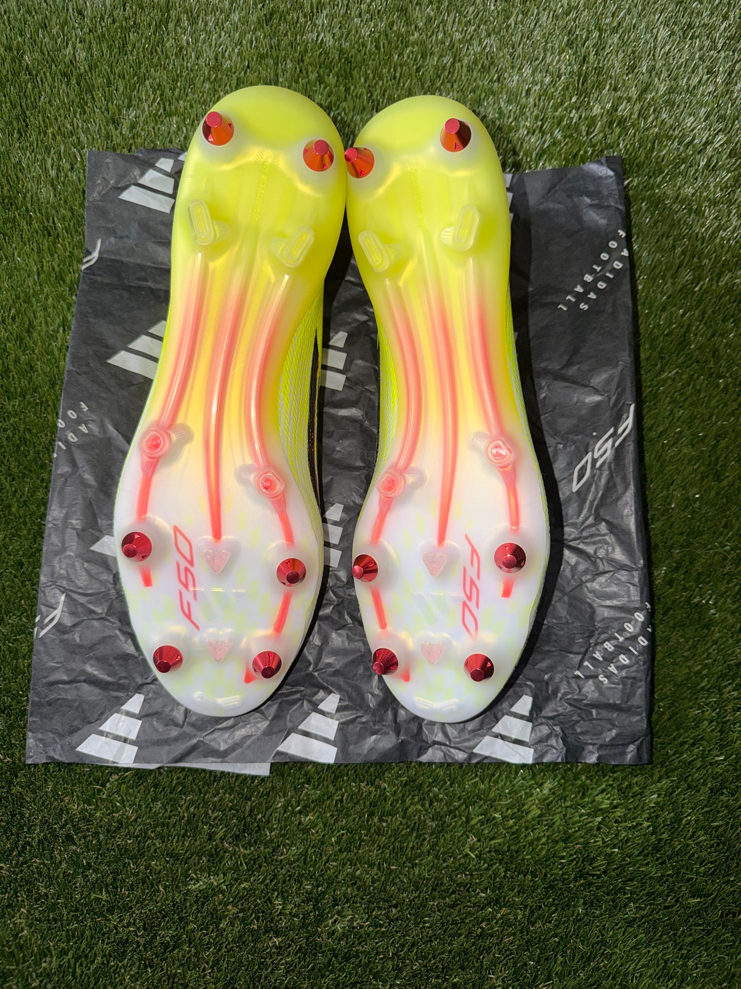 Adidas F50 Elite Laceless SG Solar Yellow / Black / White
