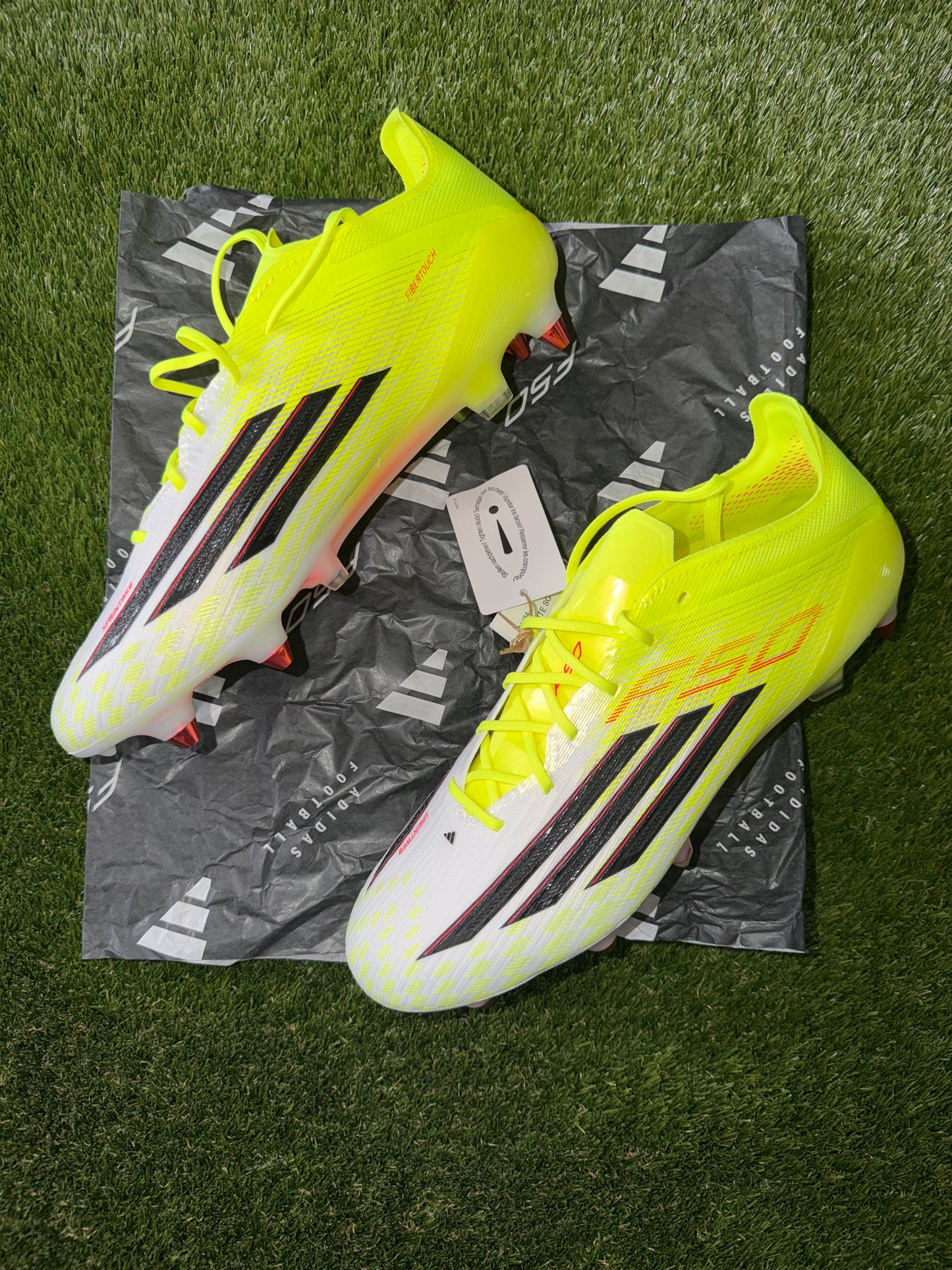 Adidas F50 Elite SG Solar Yellow / Black / White