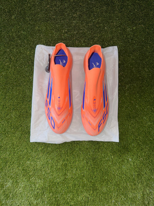 Adidas F50 Elite Laceless Soft Ground Orange Blue